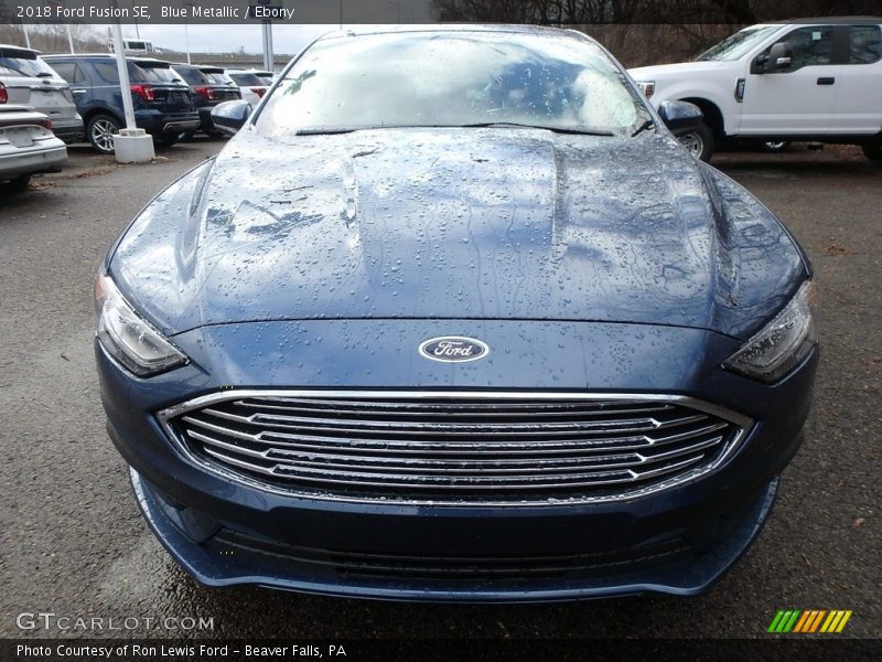 Blue Metallic / Ebony 2018 Ford Fusion SE