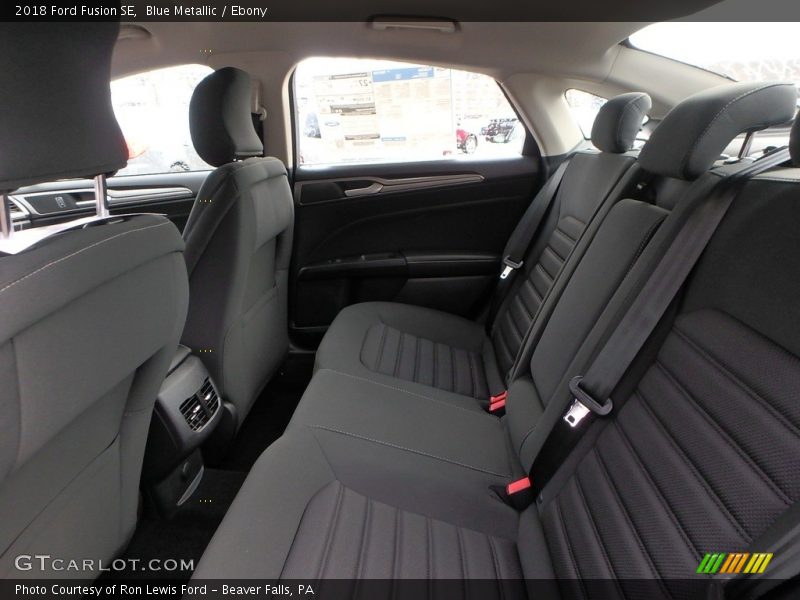 Blue Metallic / Ebony 2018 Ford Fusion SE