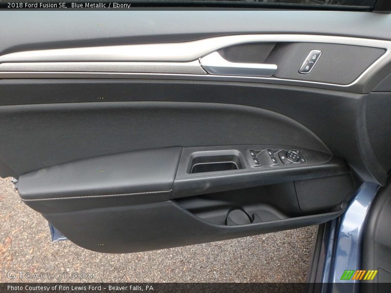 Blue Metallic / Ebony 2018 Ford Fusion SE