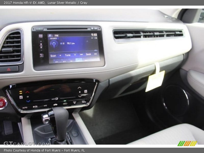 Lunar Silver Metallic / Gray 2017 Honda HR-V EX AWD