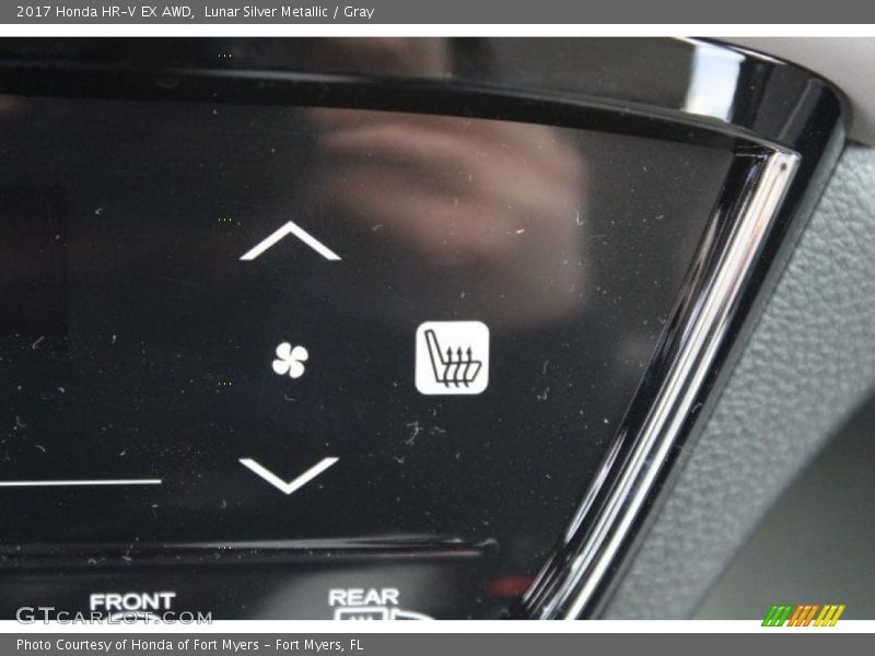 Lunar Silver Metallic / Gray 2017 Honda HR-V EX AWD