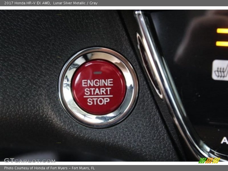 Lunar Silver Metallic / Gray 2017 Honda HR-V EX AWD