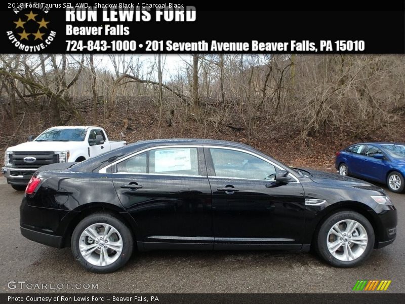 Shadow Black / Charcoal Black 2018 Ford Taurus SEL AWD