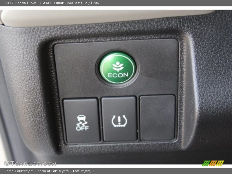 Lunar Silver Metallic / Gray 2017 Honda HR-V EX AWD
