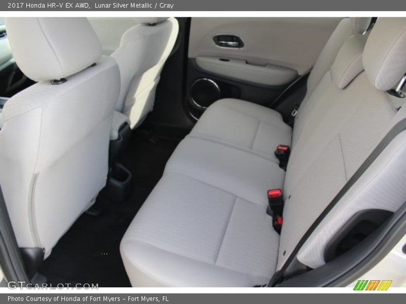 Lunar Silver Metallic / Gray 2017 Honda HR-V EX AWD