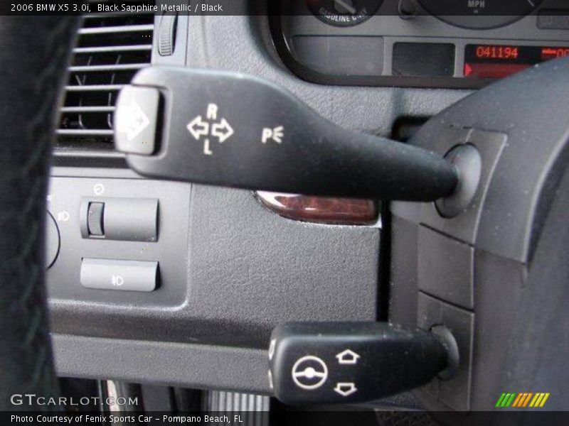 Black Sapphire Metallic / Black 2006 BMW X5 3.0i