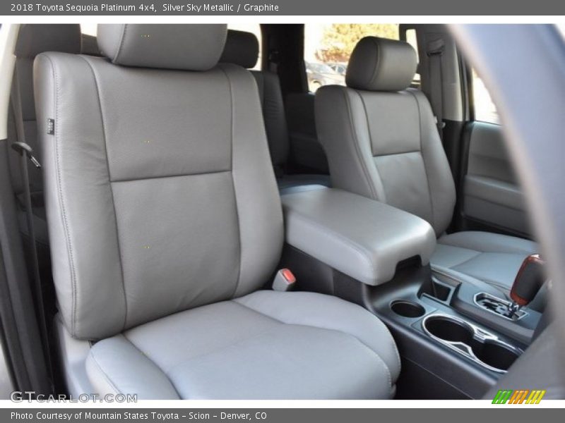 Silver Sky Metallic / Graphite 2018 Toyota Sequoia Platinum 4x4
