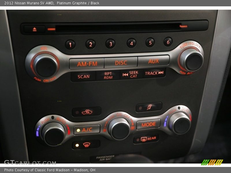 Platinum Graphite / Black 2012 Nissan Murano SV AWD