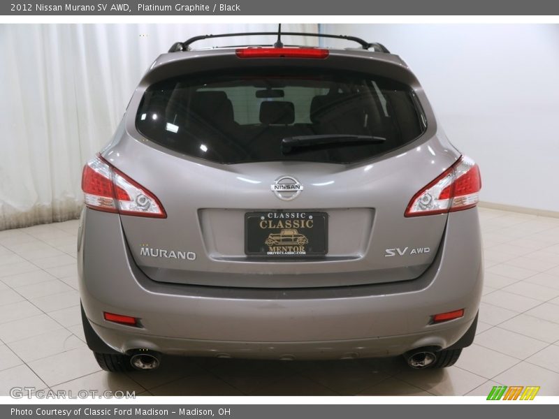 Platinum Graphite / Black 2012 Nissan Murano SV AWD
