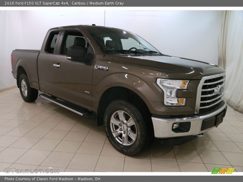 Caribou / Medium Earth Gray 2016 Ford F150 XLT SuperCab 4x4
