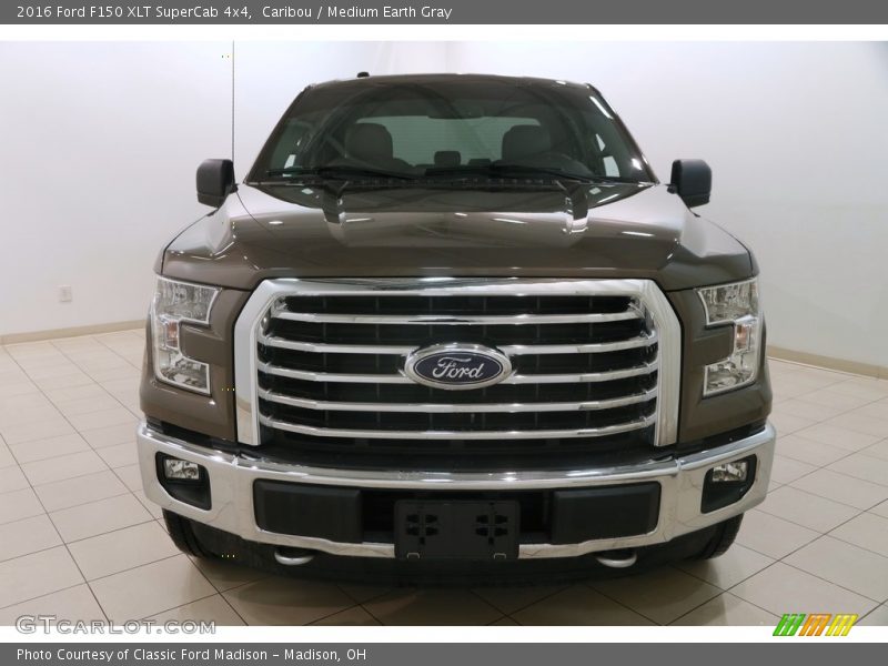 Caribou / Medium Earth Gray 2016 Ford F150 XLT SuperCab 4x4