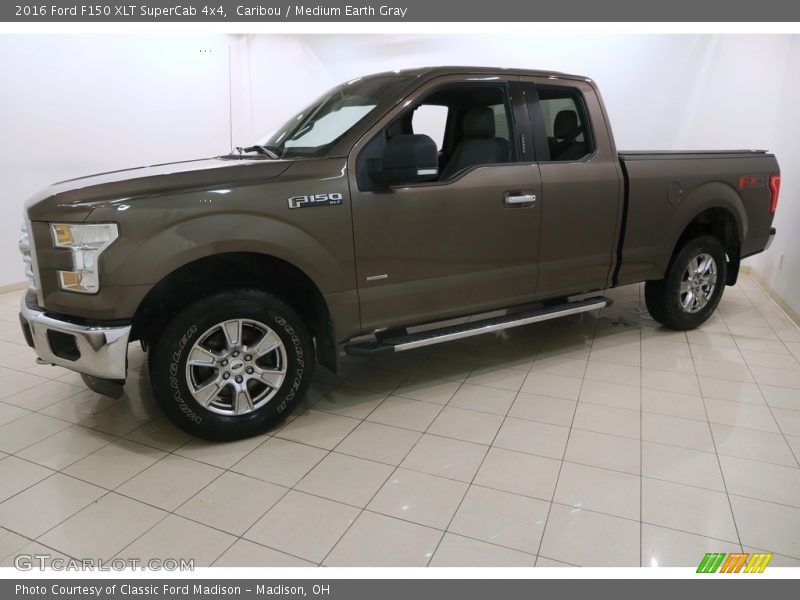 Caribou / Medium Earth Gray 2016 Ford F150 XLT SuperCab 4x4