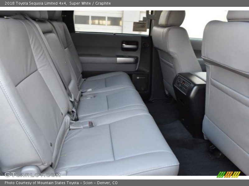 Super White / Graphite 2018 Toyota Sequoia Limited 4x4
