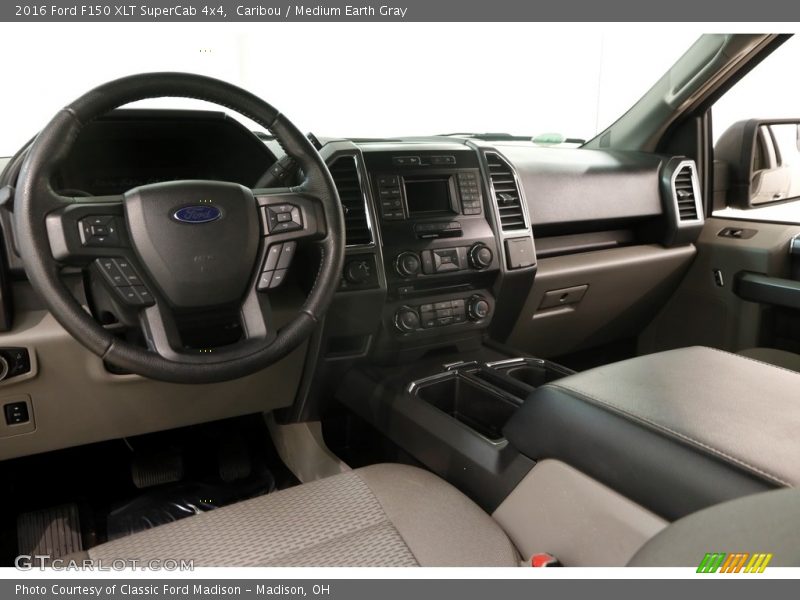 Caribou / Medium Earth Gray 2016 Ford F150 XLT SuperCab 4x4