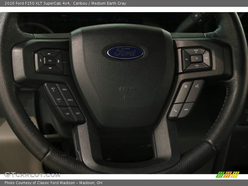Caribou / Medium Earth Gray 2016 Ford F150 XLT SuperCab 4x4