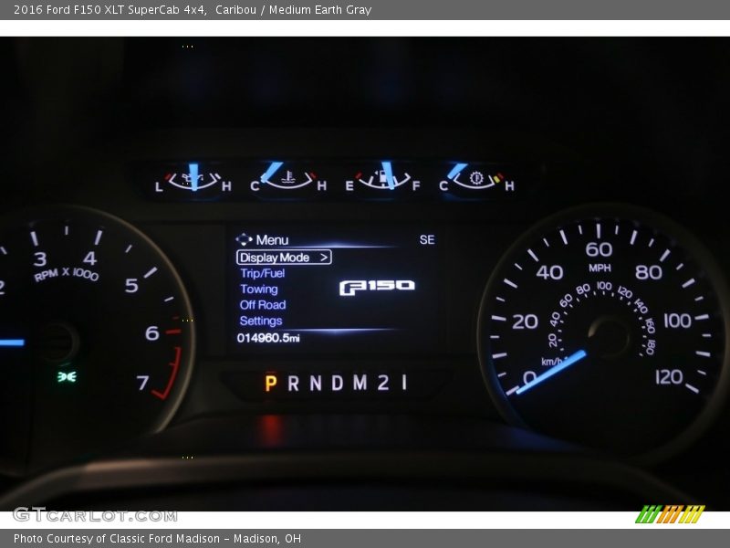 Caribou / Medium Earth Gray 2016 Ford F150 XLT SuperCab 4x4