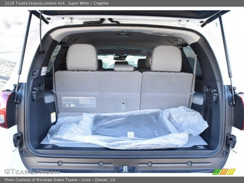 Super White / Graphite 2018 Toyota Sequoia Limited 4x4