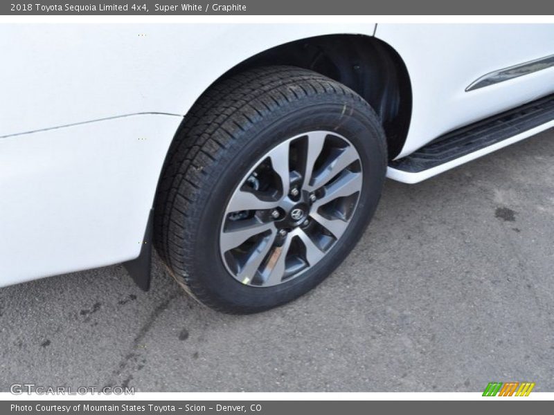 Super White / Graphite 2018 Toyota Sequoia Limited 4x4