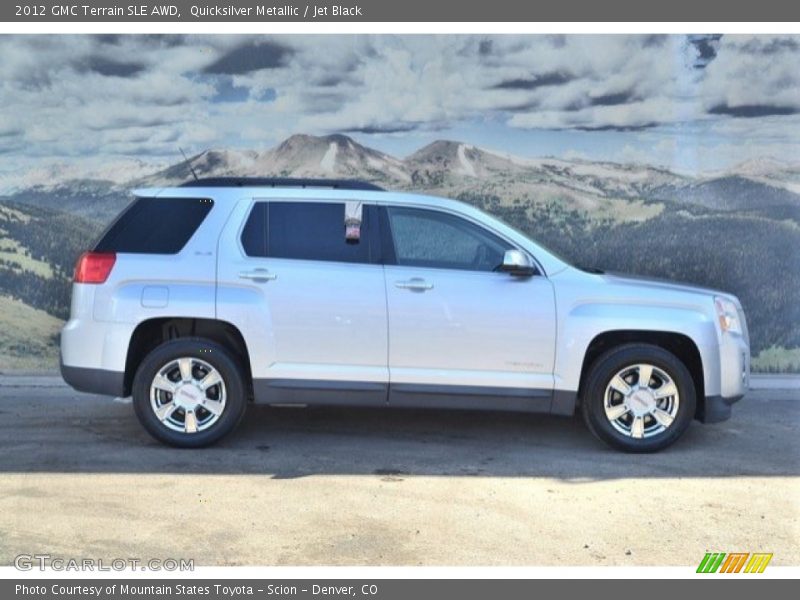 Quicksilver Metallic / Jet Black 2012 GMC Terrain SLE AWD