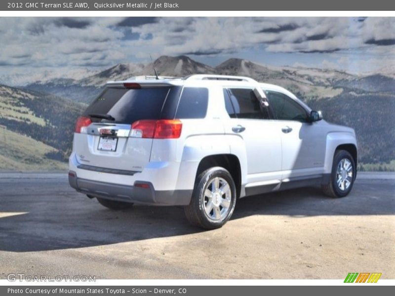 Quicksilver Metallic / Jet Black 2012 GMC Terrain SLE AWD