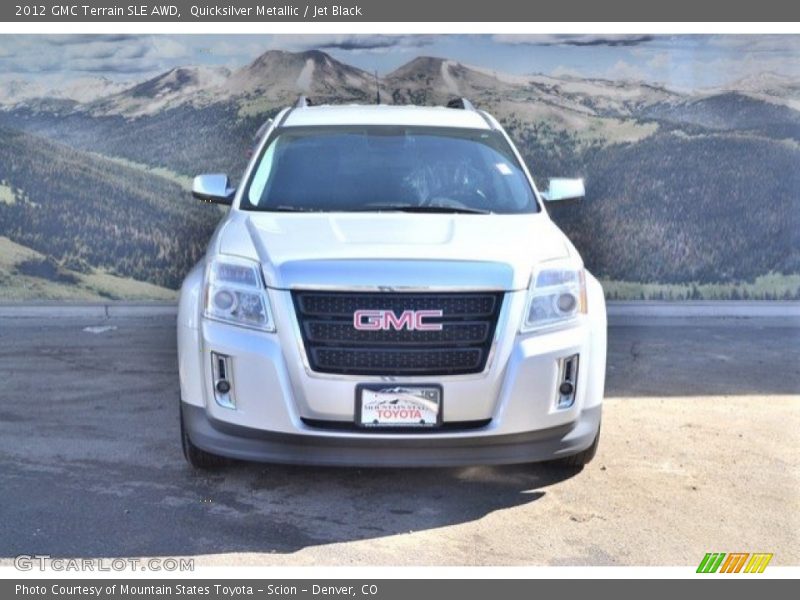 Quicksilver Metallic / Jet Black 2012 GMC Terrain SLE AWD