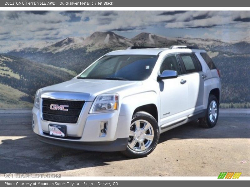 Quicksilver Metallic / Jet Black 2012 GMC Terrain SLE AWD