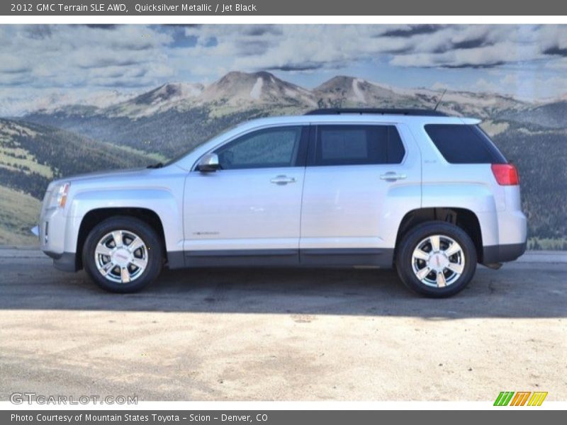 Quicksilver Metallic / Jet Black 2012 GMC Terrain SLE AWD