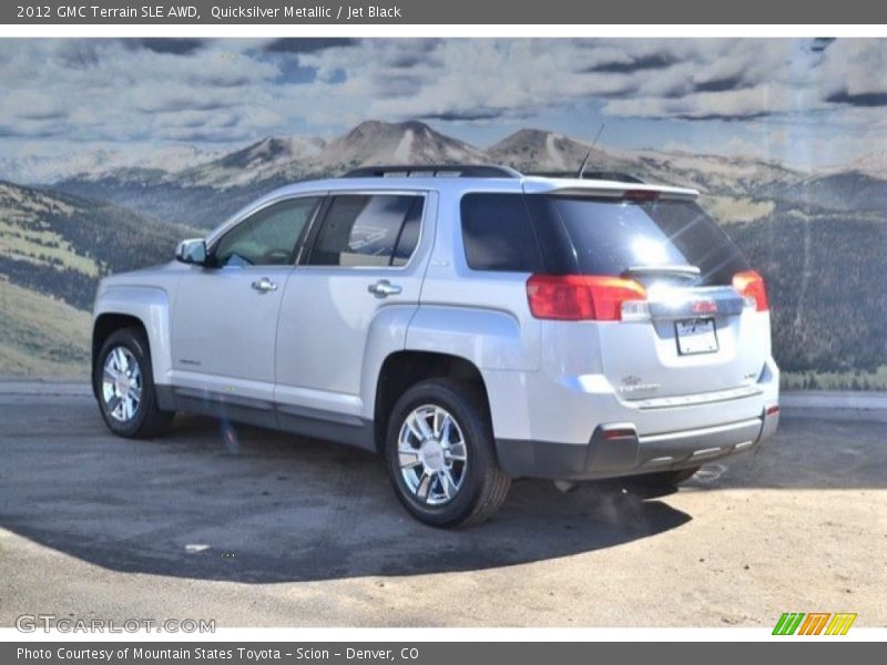 Quicksilver Metallic / Jet Black 2012 GMC Terrain SLE AWD