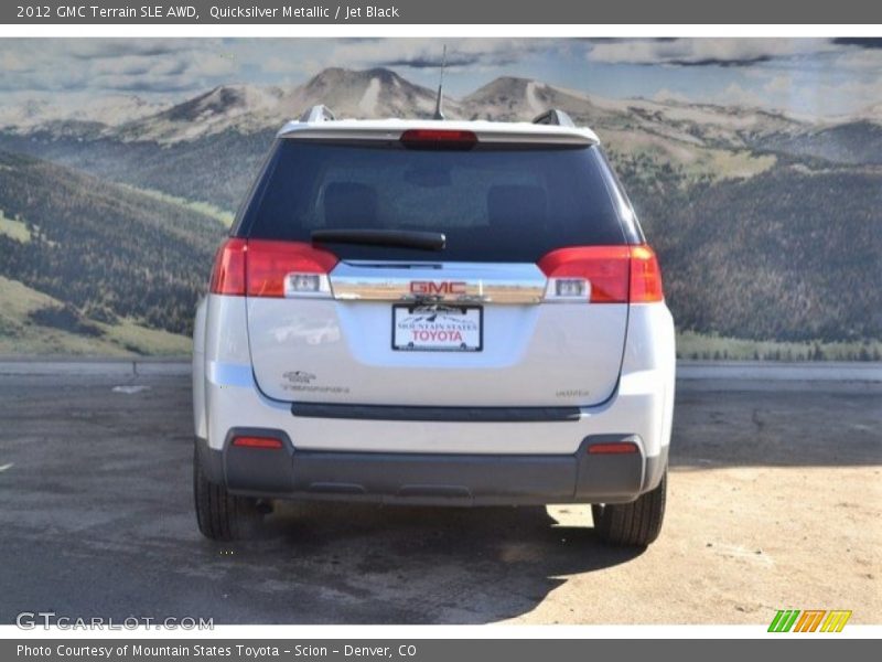 Quicksilver Metallic / Jet Black 2012 GMC Terrain SLE AWD