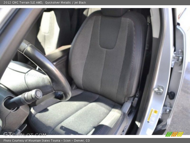 Quicksilver Metallic / Jet Black 2012 GMC Terrain SLE AWD