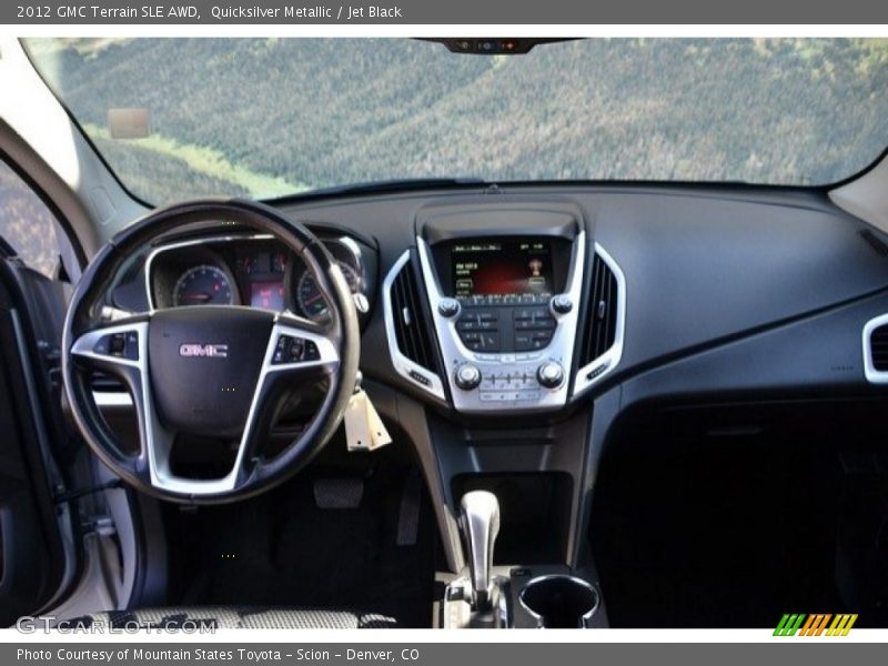 Quicksilver Metallic / Jet Black 2012 GMC Terrain SLE AWD