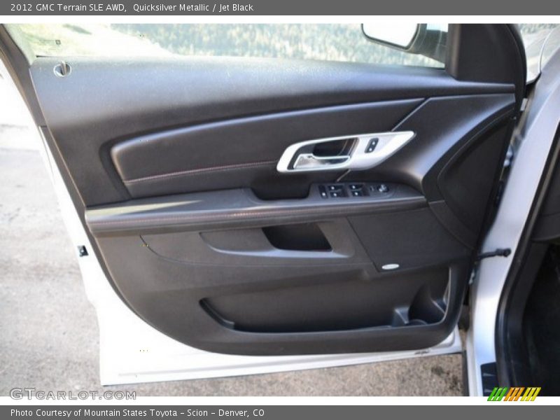 Quicksilver Metallic / Jet Black 2012 GMC Terrain SLE AWD