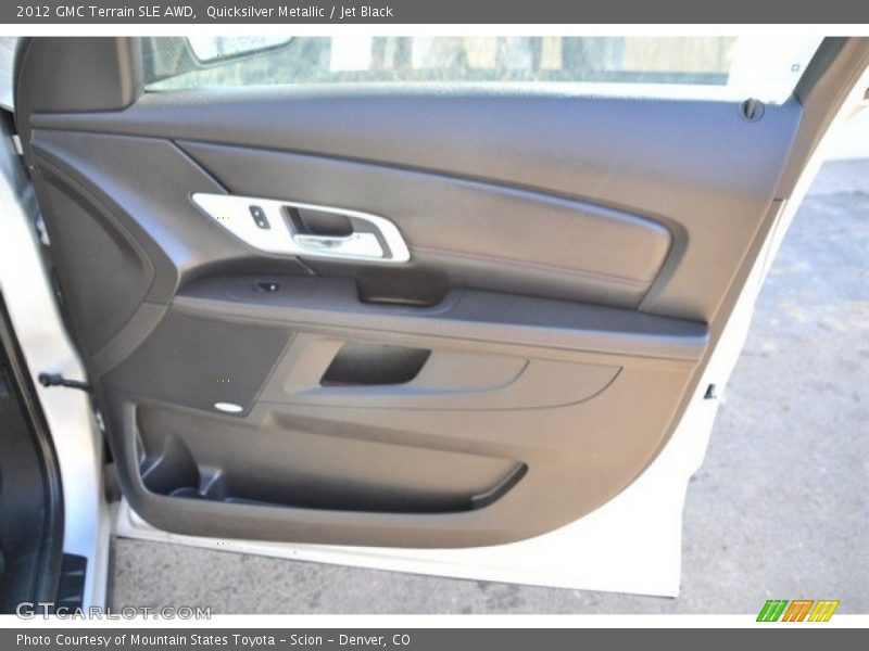 Quicksilver Metallic / Jet Black 2012 GMC Terrain SLE AWD