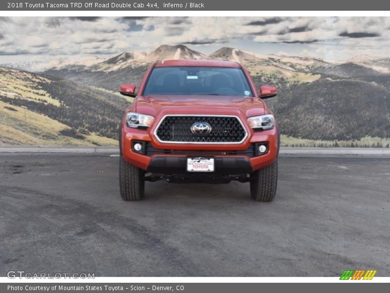 Inferno / Black 2018 Toyota Tacoma TRD Off Road Double Cab 4x4