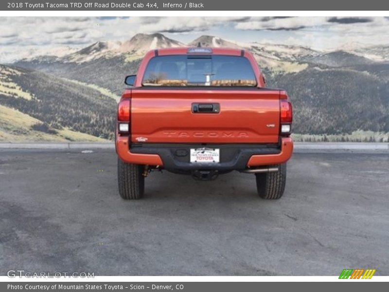 Inferno / Black 2018 Toyota Tacoma TRD Off Road Double Cab 4x4