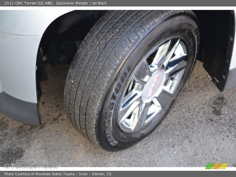 Quicksilver Metallic / Jet Black 2012 GMC Terrain SLE AWD