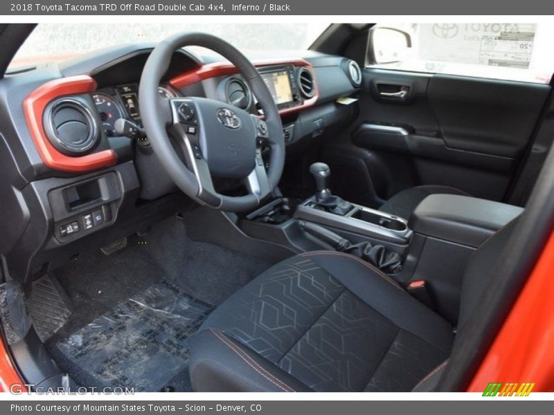 Inferno / Black 2018 Toyota Tacoma TRD Off Road Double Cab 4x4
