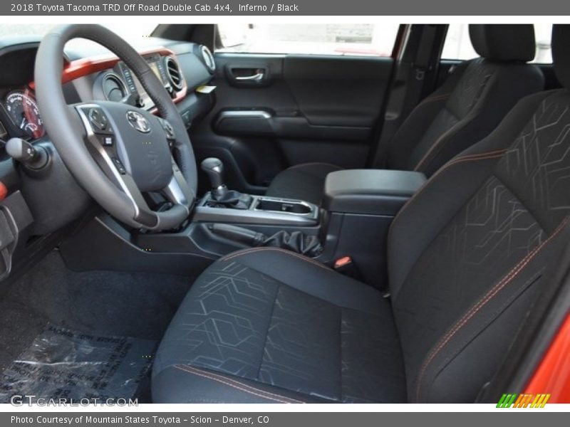 Inferno / Black 2018 Toyota Tacoma TRD Off Road Double Cab 4x4