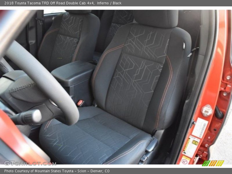 Inferno / Black 2018 Toyota Tacoma TRD Off Road Double Cab 4x4