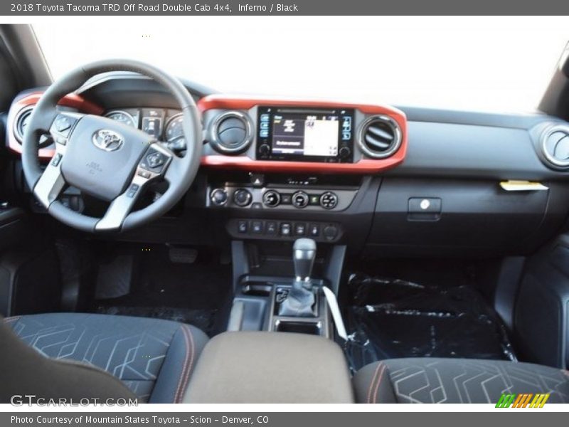 Inferno / Black 2018 Toyota Tacoma TRD Off Road Double Cab 4x4