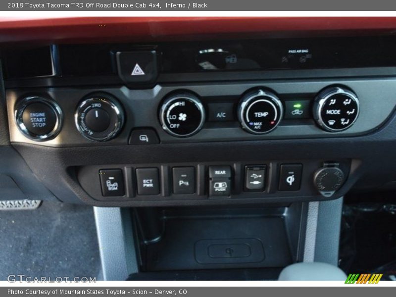 Inferno / Black 2018 Toyota Tacoma TRD Off Road Double Cab 4x4