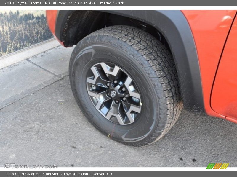 Inferno / Black 2018 Toyota Tacoma TRD Off Road Double Cab 4x4