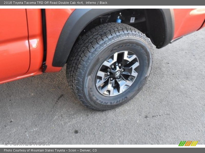 Inferno / Black 2018 Toyota Tacoma TRD Off Road Double Cab 4x4