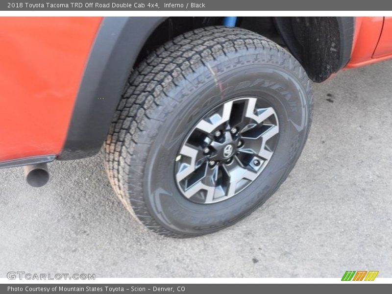 Inferno / Black 2018 Toyota Tacoma TRD Off Road Double Cab 4x4
