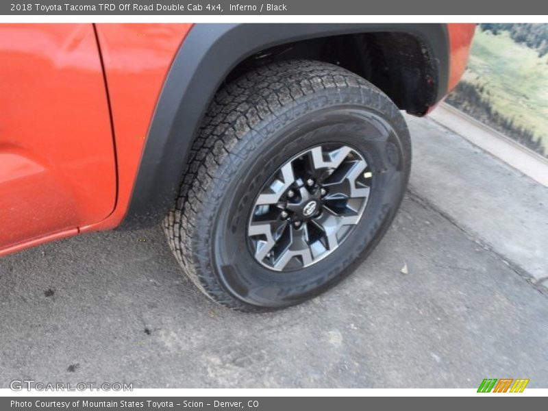 Inferno / Black 2018 Toyota Tacoma TRD Off Road Double Cab 4x4
