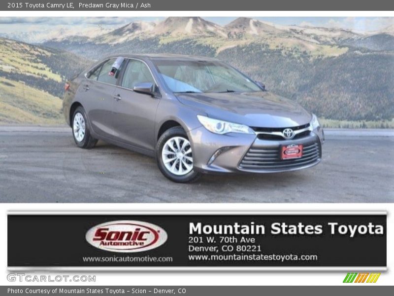 Predawn Gray Mica / Ash 2015 Toyota Camry LE