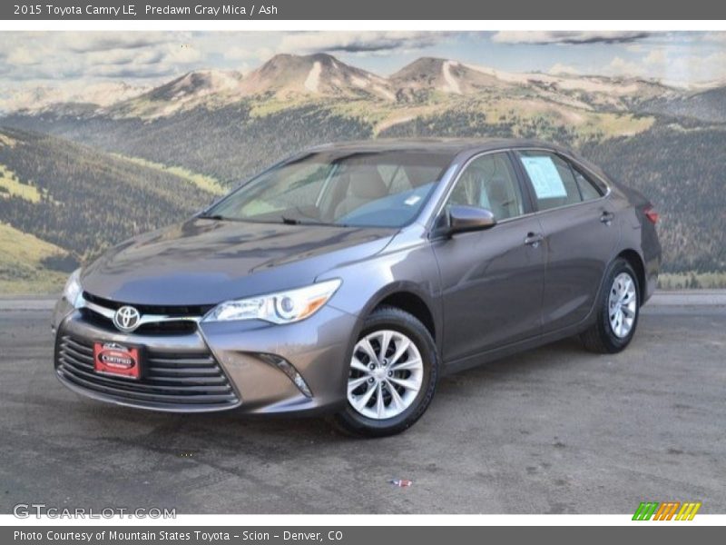 Predawn Gray Mica / Ash 2015 Toyota Camry LE