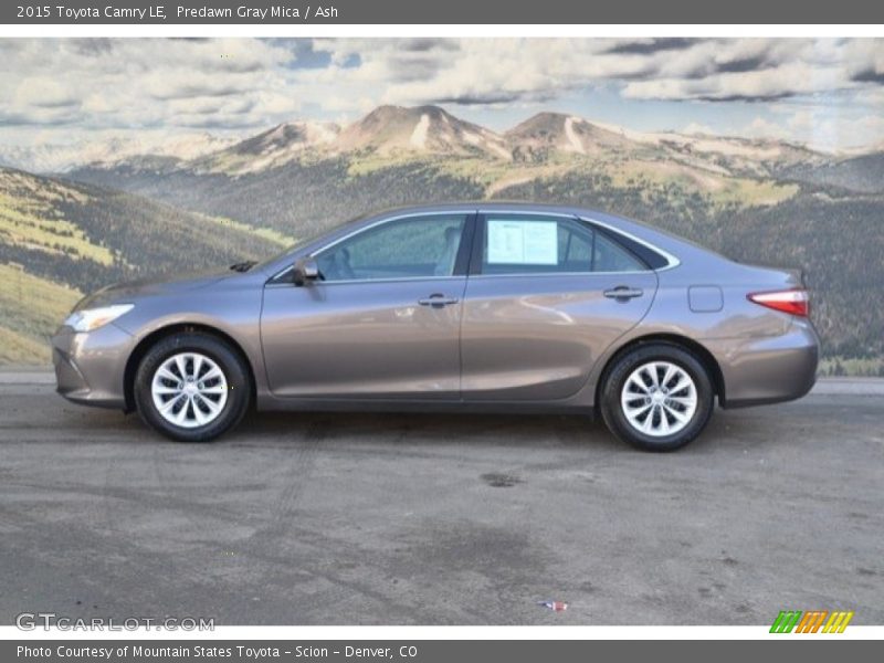 Predawn Gray Mica / Ash 2015 Toyota Camry LE