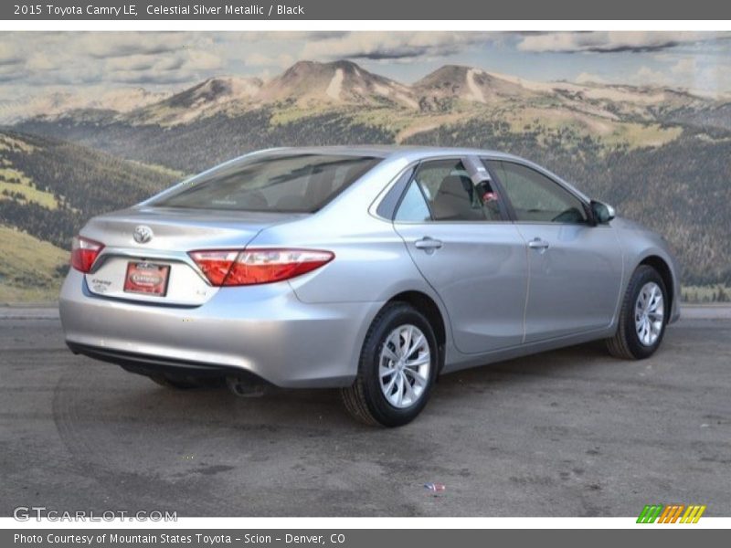 Celestial Silver Metallic / Black 2015 Toyota Camry LE
