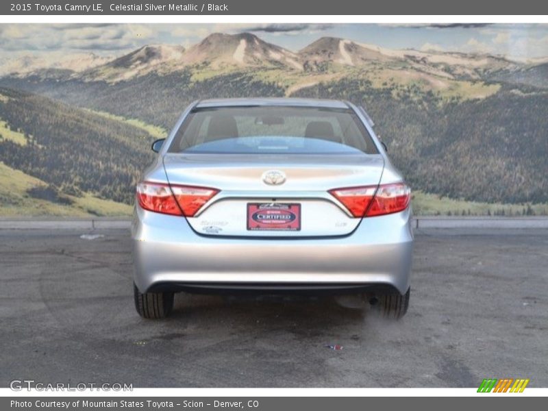 Celestial Silver Metallic / Black 2015 Toyota Camry LE